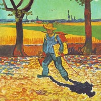 Van Gogh, Le peintre sur la route de Tarascon, 1888